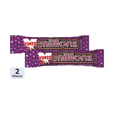 Millions Vimto Chewy Tiny Balls 40g x2 Pieces