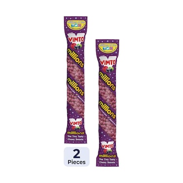 Millions Vimto Chewy Tiny Balls 55g x2 Pieces