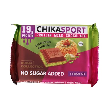 Chikalab Protein Chocolate Pistachio Bar 100g
