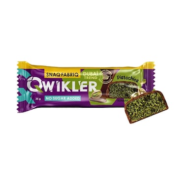 Snaq Fabriq Qwikler No Added Sugar Pistachio Kunafa Bar 35g
