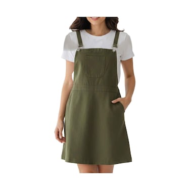 LADIES JUMPSUIT WITH WHITE T-SHIRT