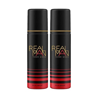 Realman Fresh Mood Body Spray 150ml Twin Pack
