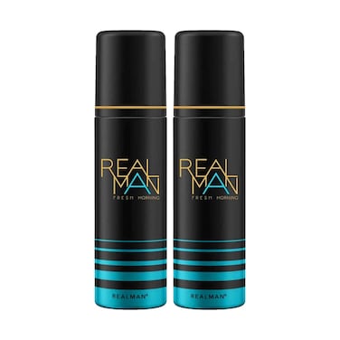 Realman Fresh Morning Body Spray 150ml Twin Pack