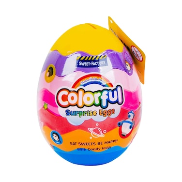 Sweet Factory Colorful Surprise Egg 10g
