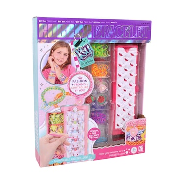 KSY Rainbow Loom Jewelry Maker Kit (KSY939) &ndash; DIY Bracelet Set with Organized Storage Box