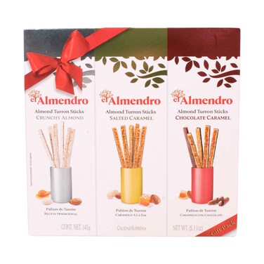 El Almendro Almond Turron Stick Gift Pack 145g