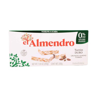El Almendro Crunchy Almond Turron 200g