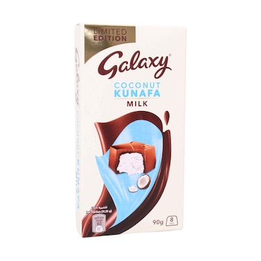 Galaxy Kunafa Coconut Milk Chocolate 8 Pieces 90g