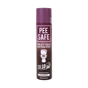 Pee Safe Toilet Seat Sanitizer Spray Lavender 300ml