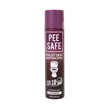 Pee Safe Toilet Seat Sanitizer Spray Lavender 300ml