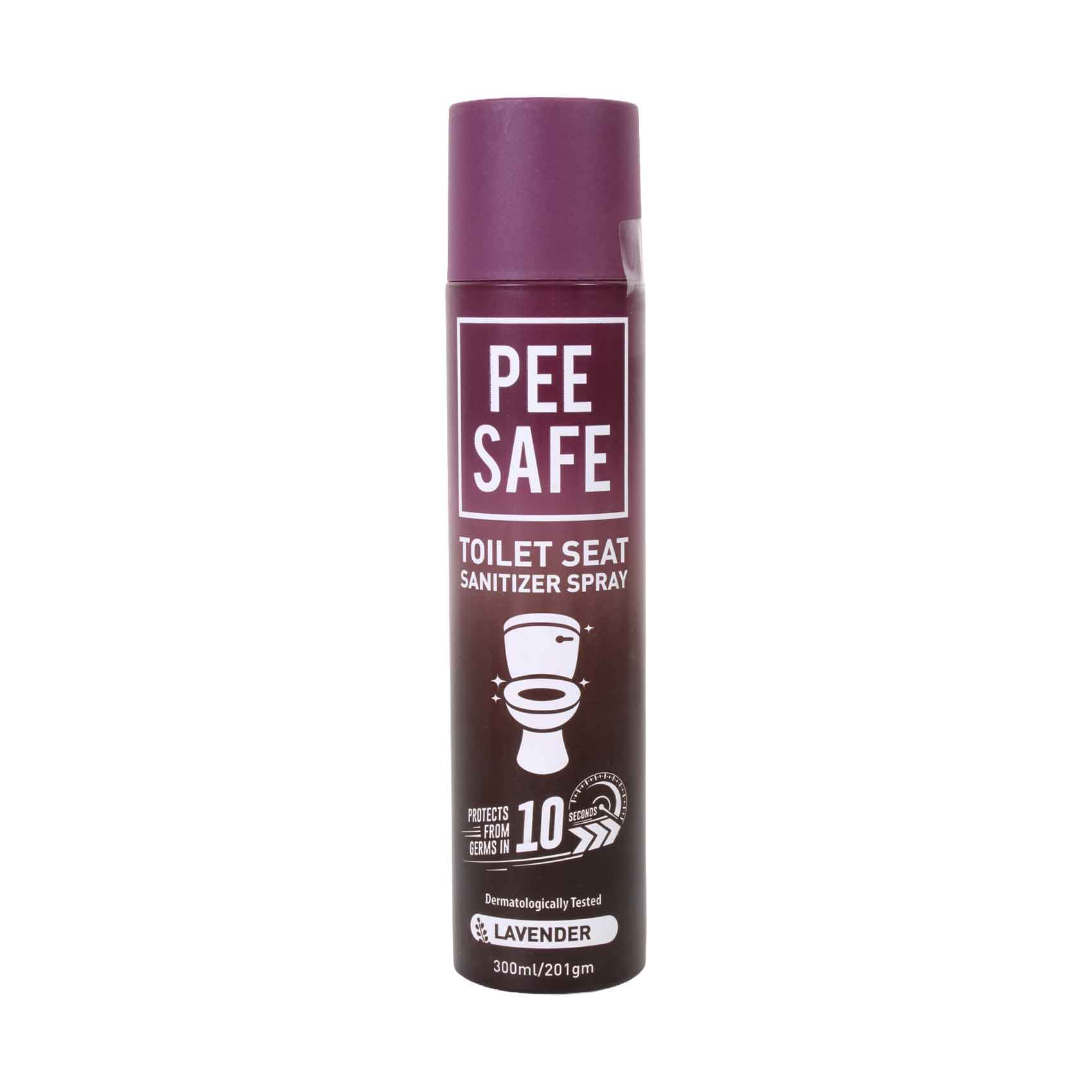 Pee Safe Toilet Seat Sanitizer Spray Lavender 300ml