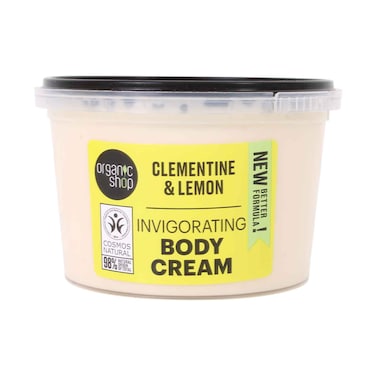 Organic Shop Clementine &amp; Lemon Invigorating Body Cream 250ml
