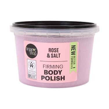 Organic Shop Rose &amp; Salt Firming Body Polish 250ml