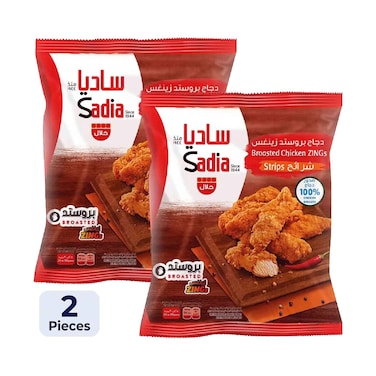 Sadia Frozen Breaded Zings Chicken Strips 1kgx2 Pieces