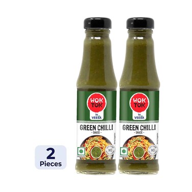 Veeba Wok Tok Green Chilli Sauce 200gx2 Pieces