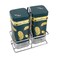 Spice Jar Rack Set Blue 120ml 2 Piece