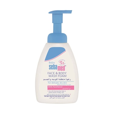 Sebamed Baby Face &amp; Body Wash Foam 400ml