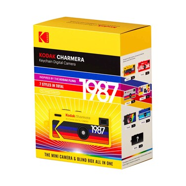 Kodak Charmera Keychain Blind Mystery Box (This Item Does Not Carry Any Warranty And Not Eligible For Refund Or Exchange Once Sold) 5.8&times;2.45&times;2.0 Cm