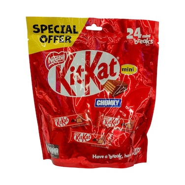 KitKat Mini Chocolate Bag 162gx24 Pieces