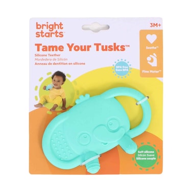 Bright Stars Tame Your Tusks Silicone Teether