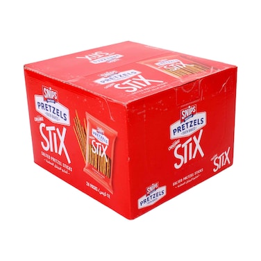 Snips Pretzel Sticks Salted 30g x 24 Pieces