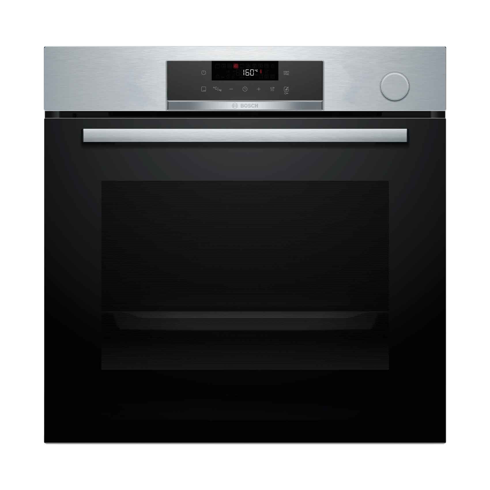 Bosch Built In 60Cm Electric Oven Added Steam Airfry & 3D Hot Air 1 Telescopic HRG532ES3M