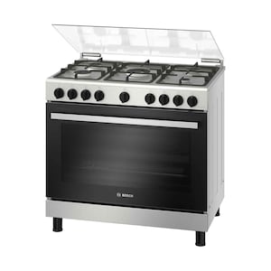Bosch 90Cm Gas Cooker 125Ltrs Oven Capacity Removable Glass Door HGV1E8Y50M