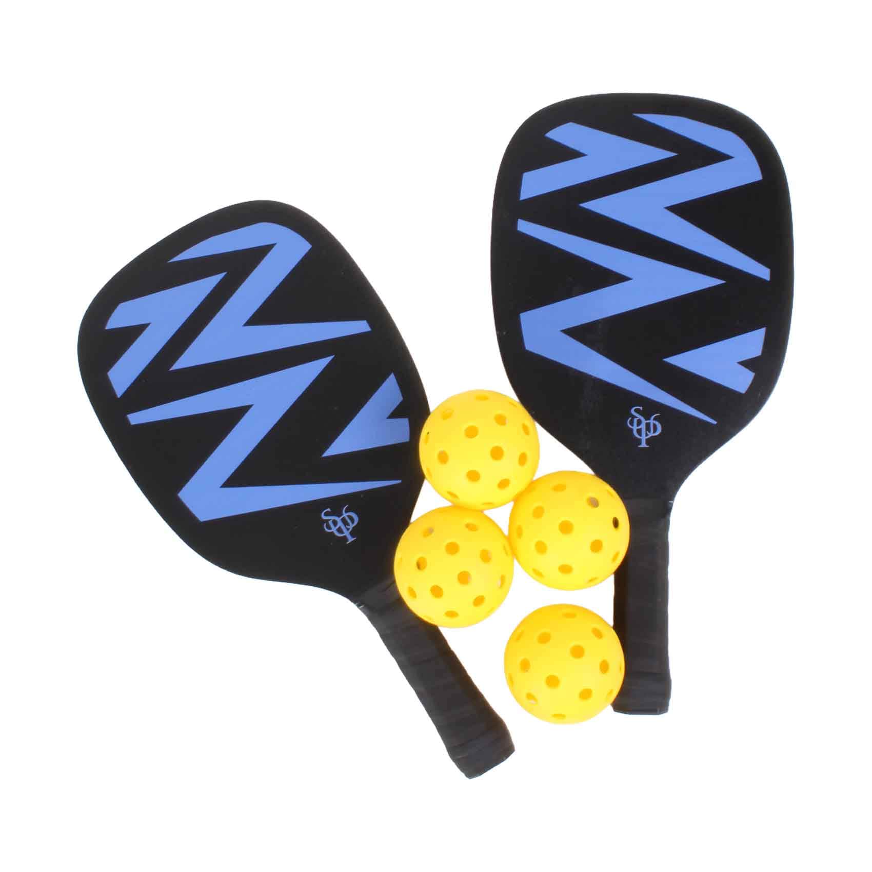 Supreme Pickle Racket Pair With 4 Pieces Ball Set