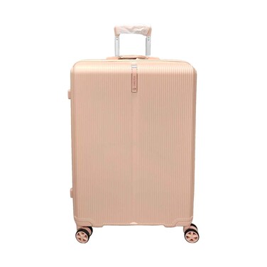 Carlton Boston 8 Wheeler Spinner Hard Luggage Trolley 83cm Pink