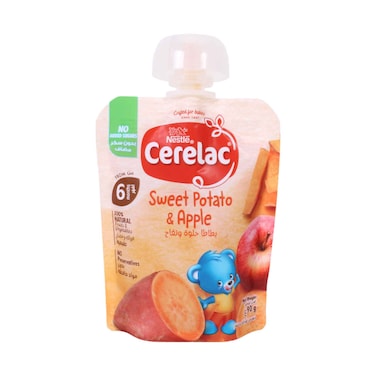 Nestl&eacute; Cerelac Sweet Potato &amp; Apple Baby Cereal 90g