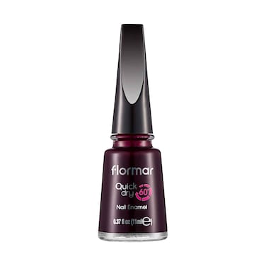 Flormar Quick Dry Nail Enamel QD21 Blackstar Red