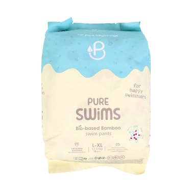 Pure Swims Bio-Based Bamboo Swim Pants L-XL (12-17kg) 10 Pieces