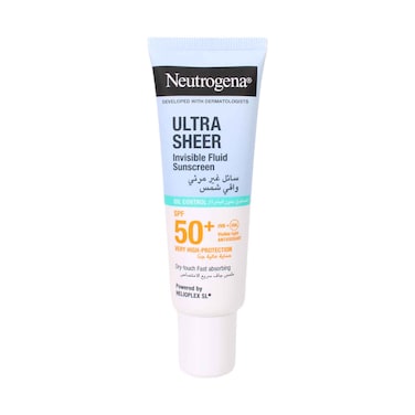 Neutrogena Ultra Sheer Fluid Oil Control SPF50 Sunscreen 50ml