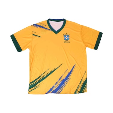 World Cup 2026 Unisex Jersey Tshirt Brazil S-XXL