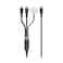 Promate High Speed Nylon Braided Multi Device Charging Cable with