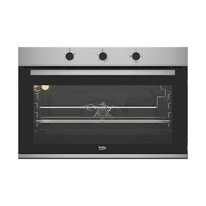 Beko Built In Oven Gas With Fan 90Cm BBWHT12106XS