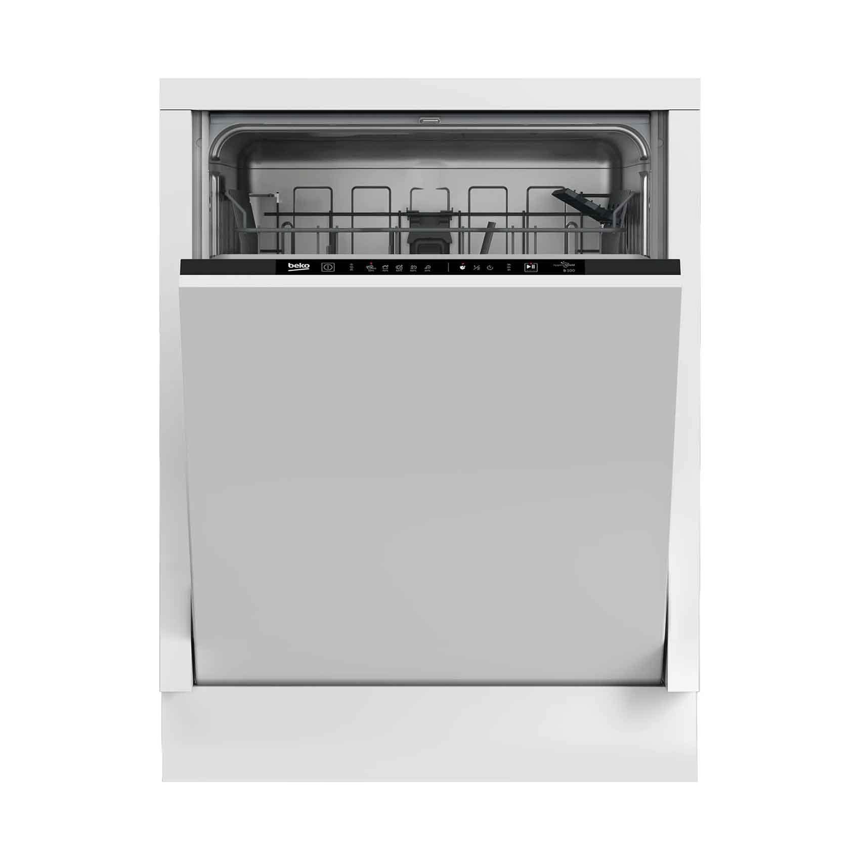 Beko Builtin Fully Integrated Dishwasher 13 Place Settings 5 Programmes BDIN153E3