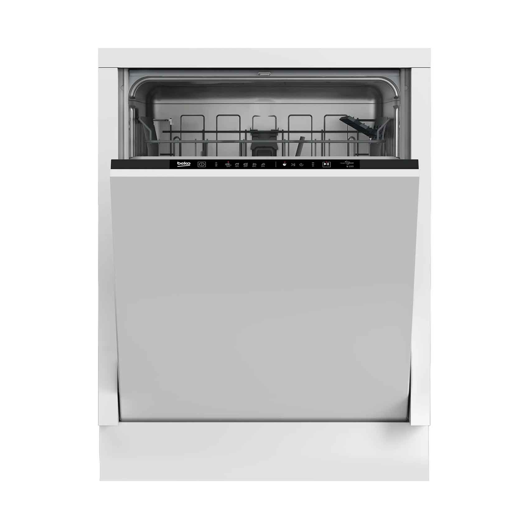Beko Builtin Fully Integrated Dishwasher 13 Place Settings 5 Programmes BDIN153E3