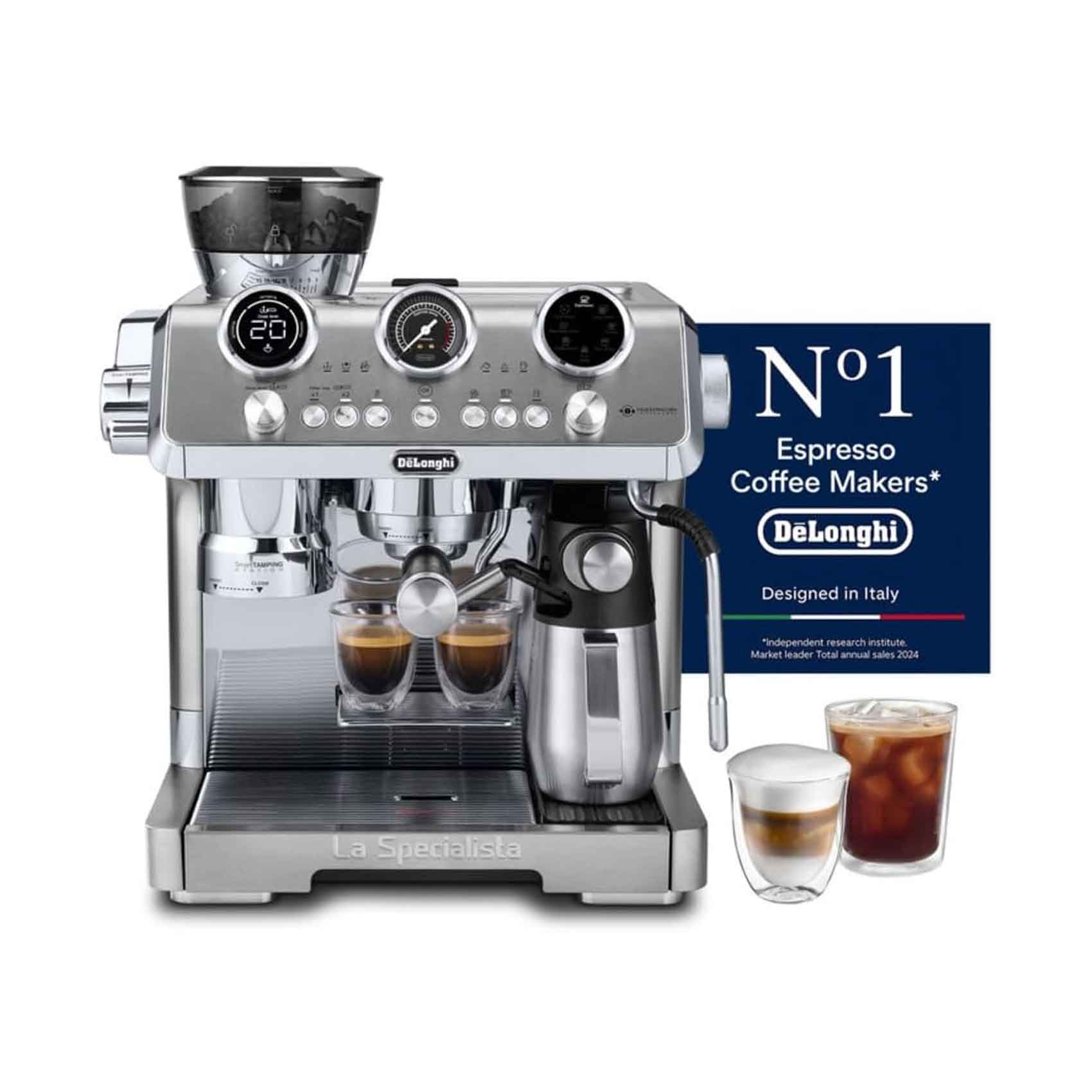 Delonghi La Specialista Maestro Espresso Machine with Cold Brew EC9885M +250Gm Coffee Beans