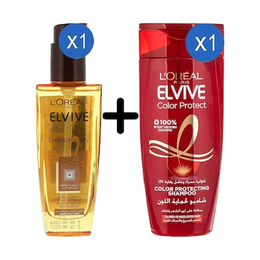 L'Oreal Elvive Extraordinary Oil 100ml + L'Oreal Elvive Color Protect Shampoo 200ml