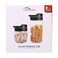 Click &amp; Lock Press &amp; Release Glass Storage Jar 2 Pieces Set