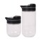 Click &amp; Lock Press &amp; Release Glass Storage Jar 2 Pieces Set
