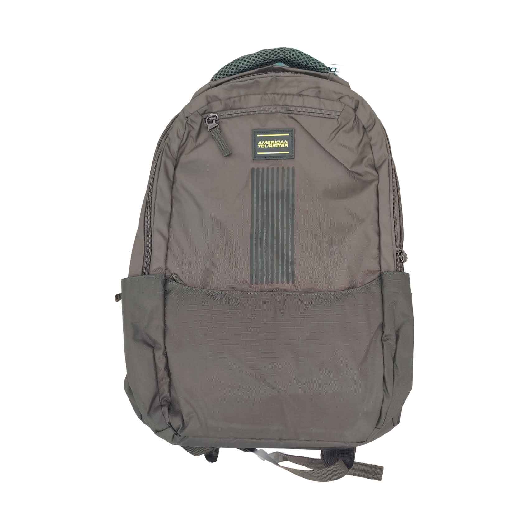 backpack with large laptop sleeve Mountain Edge Multi-Pocket Daisy Chain Backpack With 17" Laptop Sleeve, Gray