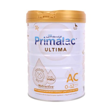 Primalac Ultima AC Anti-Colic Starter Infant Formula Milk Powder 0&ndash;12 Months 900g