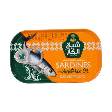 Shaikh Al Kar Sardines In Vegetable Oil 125g