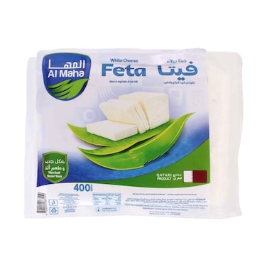 Al Maha White Feta Cheese Block 400g