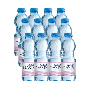 مياه شرب قطر أواسيس، 330 مل × 12