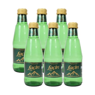 Lacin Carbonated Natural Mineral Water 200mlx6 Pieces
