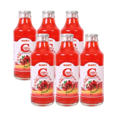 Walker's Vitamin C Pomegranate Drink 150ml Pack of 6