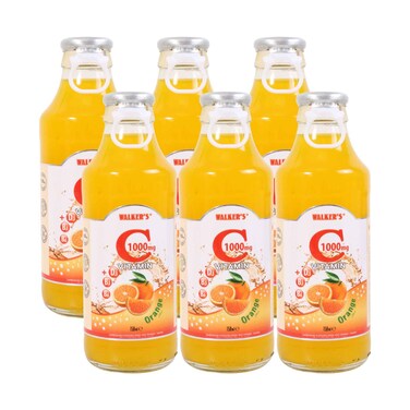 WALKER'S VIT C DRINK ORANGE 150MLX6